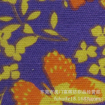 富輝全棉12安帆布印花面料 環保印染，品質卓越